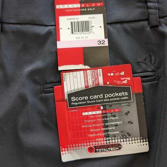 Grand Slam Shorts Mens 32 TotalTech Lightweight Performance Golf Shorts Outdoors - Picture 5 of 12